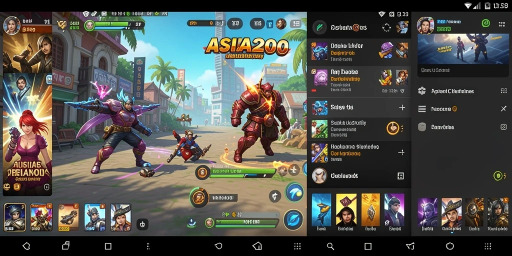 Tampilan antarmuka utama ASIA200 yang mudah dipahami dan navigasi yang intuitif.