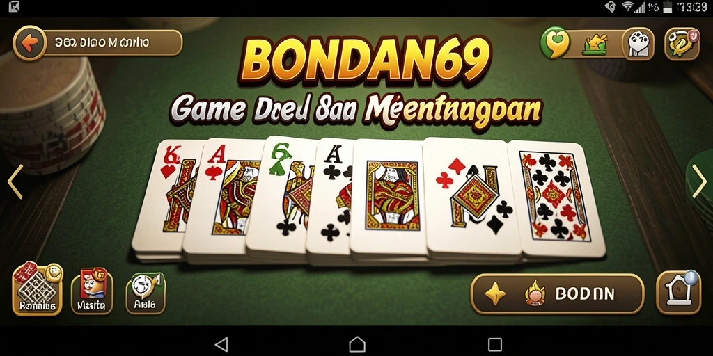 Screenshot gameplay BONDAN69 menampilkan aksi seru dalam permainan Domino.