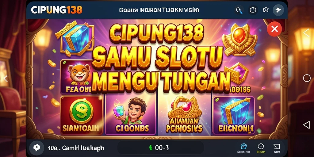 Screenshot utama CIPUNG138 menampilkan gameplay Slot yang menarik dan interaktif.