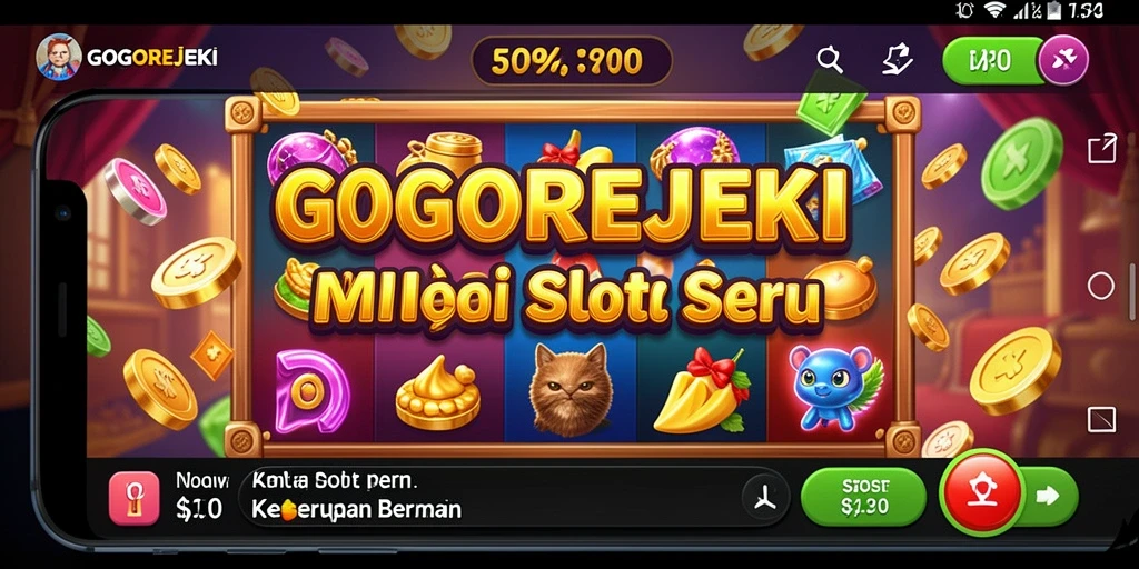 Tampilan gameplay GOGOREJEKI yang mengasyikkan dan penuh warna.
