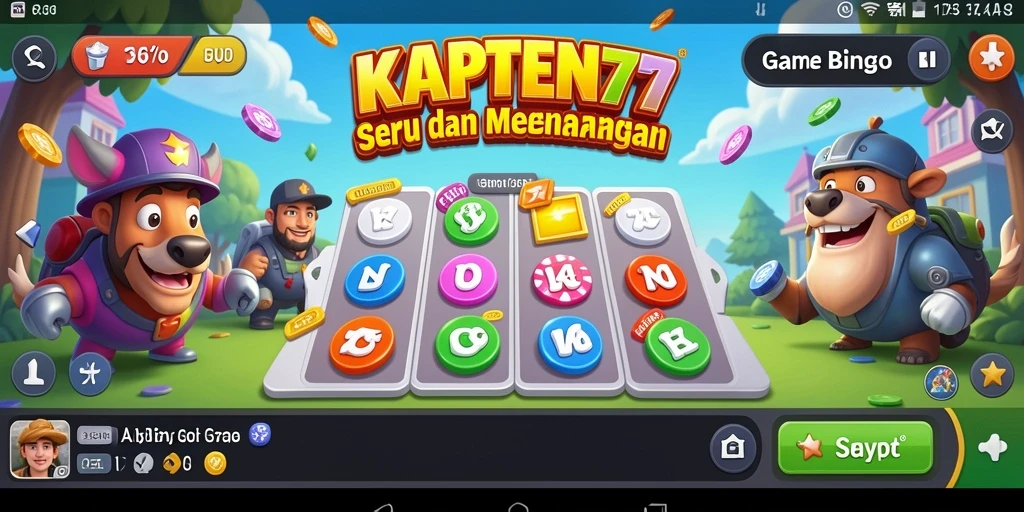 Tangkapan layar gameplay yang menarik dari KAPTEN77.