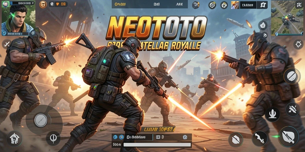 Gameplay seru di NEOTOTO dengan pertempuran Battle Royale.