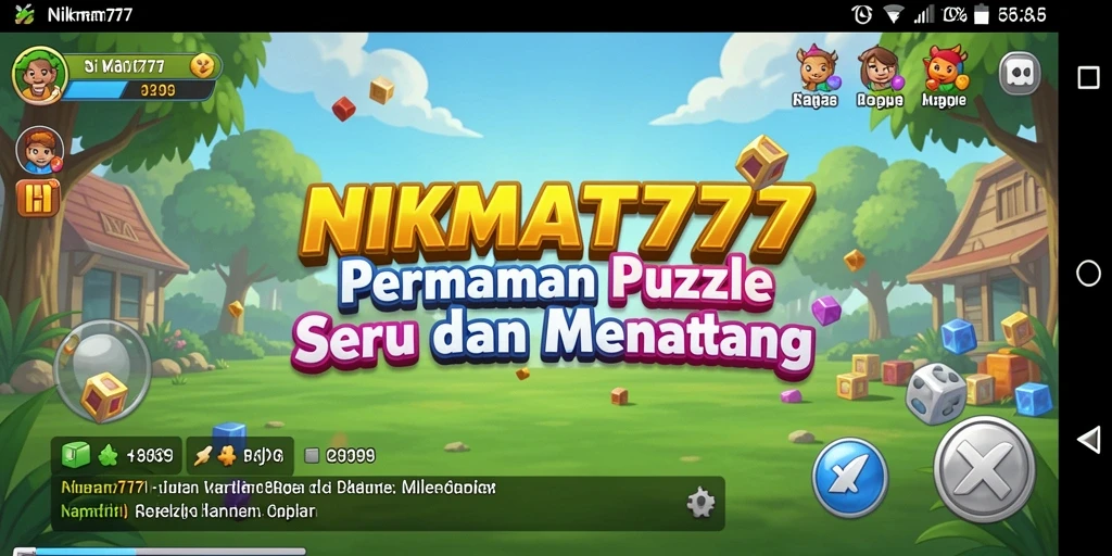 Tampilan gameplay seru dari NIKMAT777 yang menantang.