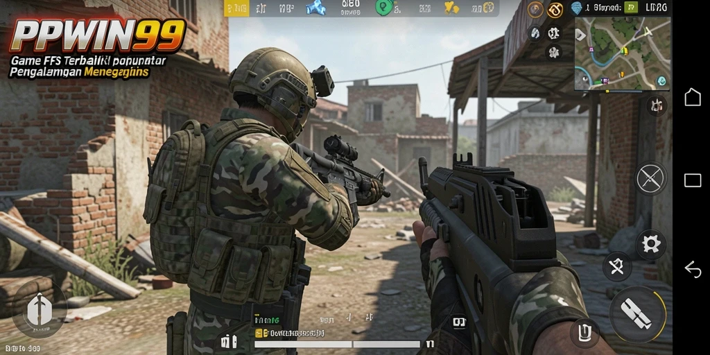 Screenshot gameplay PPWIN99 dengan aksi menegangkan di lapangan tempur.
