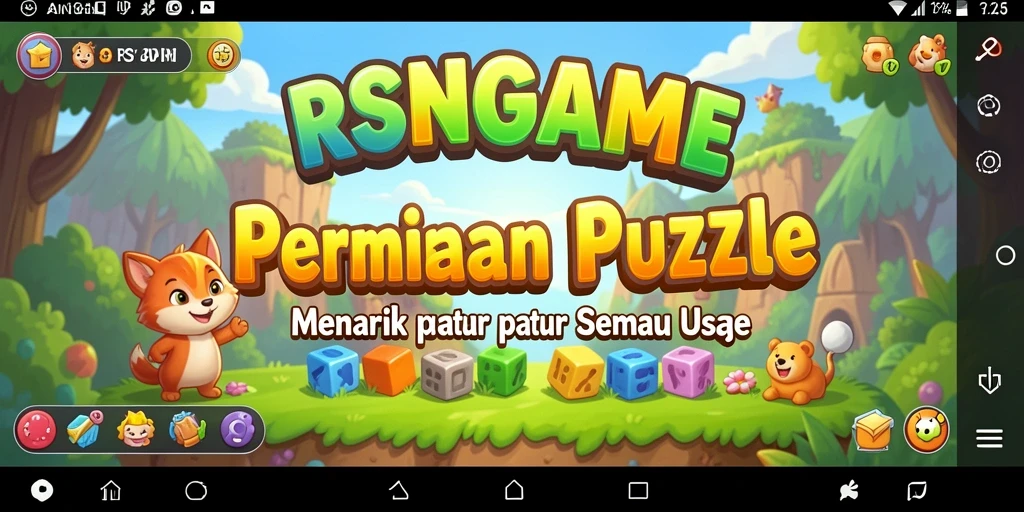 Tampilan gameplay RSNGAME dengan puzzle yang menantang.