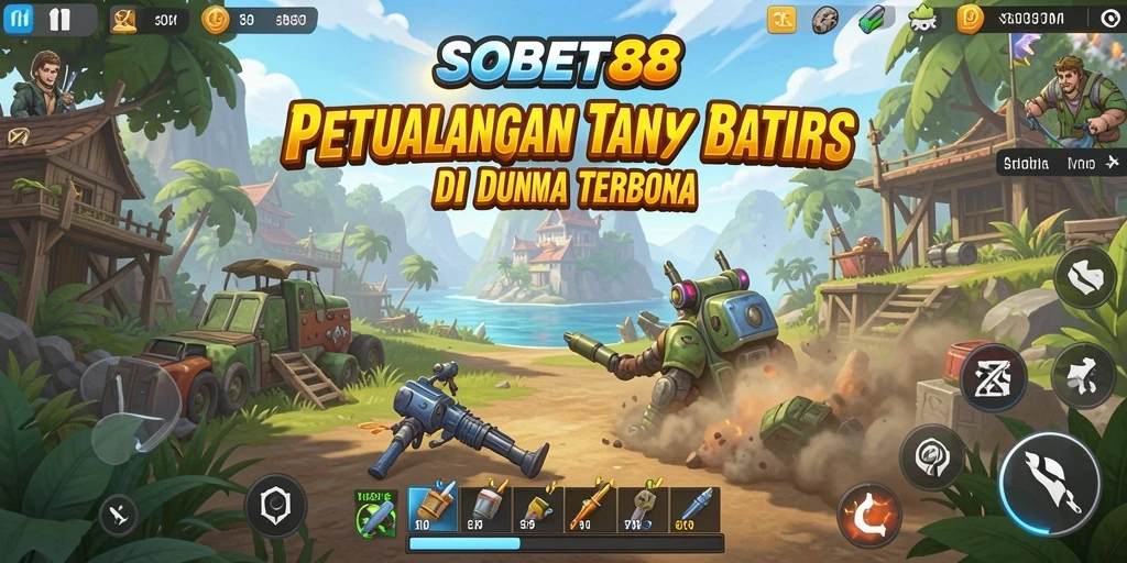 Screenshot gameplay SOBET88 menampilkan aksi mendebarkan di dunia terbuka.