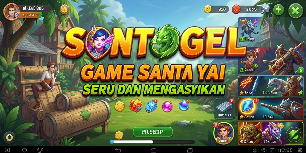 Tampilan gameplay seru dari SONTOGEL dengan desain yang menarik.
