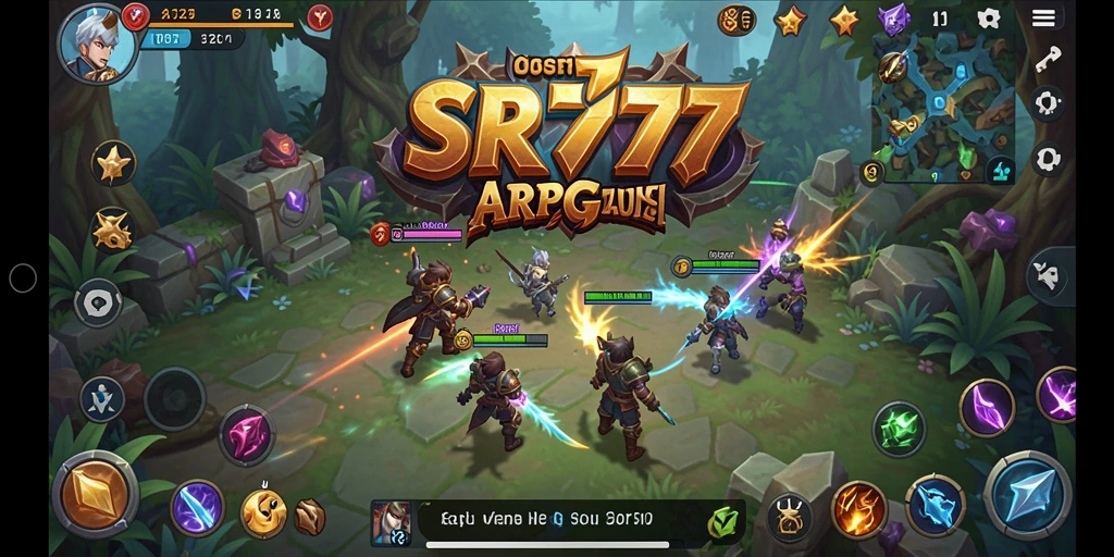 Tampilan aksi seru dalam gameplay SR777 yang memukau.