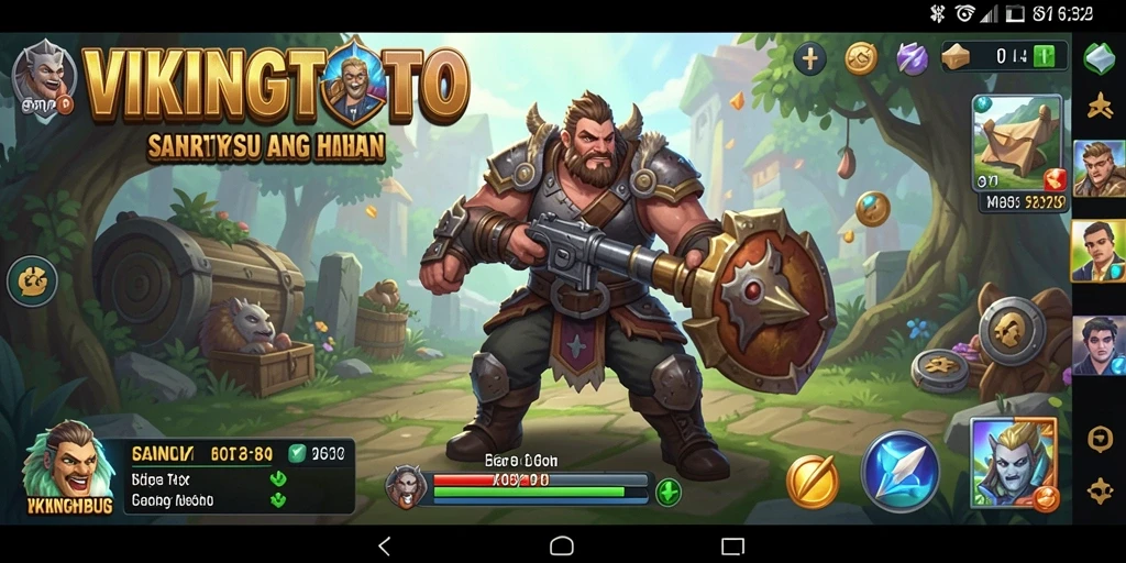 Tangkapan layar gameplay VIKINGTOTO yang penuh warna dan menarik.